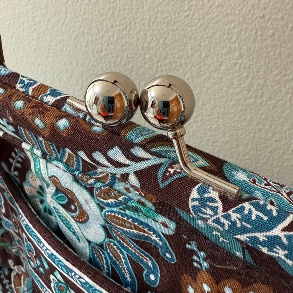 Vera Bradley Retired Java Blue Alice Purse - Picture 5 of 5